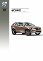 Volvo XC60 - Quick guide 2014 EN 